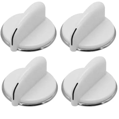 WE01X20378 Manopola di controllo compatibile con le migliori marche sostituisce con WE01X20432, WH01X10307,WE01X20378, AP5806667, WH01X10460, 3280609, PS9493075, B00OMQZX00 (4) -CONFEZIONE