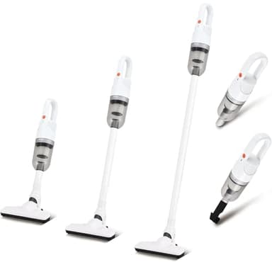 Aspirapolvere Senza Fili, Scopa Elettrica Senza Fili Potente Aspirabriciole, 35 minuti di autonomia, Vacuum Cleaner Senza Filo Silenzioso Leggera Scope per Pavimenti Tappeti Peli Animali Domestici