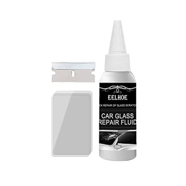 Virtcooy Resina per la Riparazione del Parabrezza,Kit Riparazione Parabrezza - Kit di Riparazione per Parabrezza per Auto, Liquido per la Riparazione di Crepe per Parabrezza da 30 ml, Riparazione