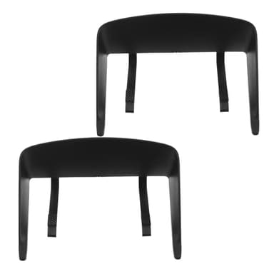 SWETRACE 2 Pezzi Parasole Gps Auto Antiriflesso in Plastica Nero per Schermo Navigatore 5 Pollici Fissaggio Stabile per Protezione Interna Abitacolo