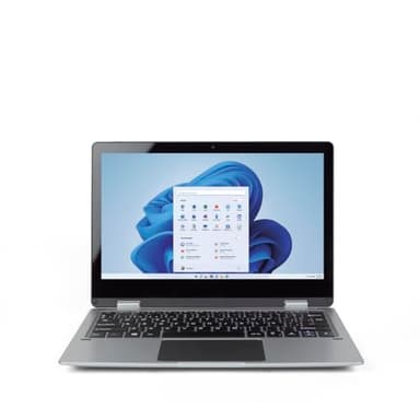 Prixton - Laptop Flex Pro Convertibile 2 in 1 - Touch Screen 11,6" - Windows 11 Home Intel Gemini Lake N4020 - Memoria 4GB/128GB - Tastiera QWERTY