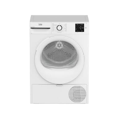 Beko Asciugatrice BMT93EW 9kg, Classe D, Linea Estetica NX, motore asincrono, Display digitale, colore Bianco, oblò Bianco