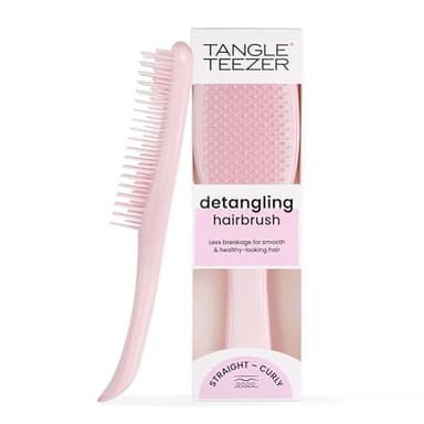 Tangle Teezer Ultimate Detangler - Districa i capelli bagnati e asciutti - Anti-rottura e scioglinodi. Design con setole a doppio livello - Spazzola adatta a tutti i tipi di capelli - Rosa Cipria
