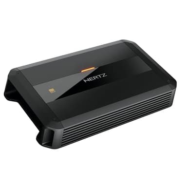 Hertz Dieci Power DP 4.400 - Amplificatore a 4 canali in Classe AB per auto, 4x125W su 2 ohm, ideale per sistemi multi-via ad alta dinamica