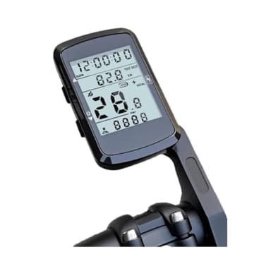 Lecreatekit Ciclocomputer GPS wireless con schermo da 2,4", durata della batteria 28H, ricarica di tipo C, posizionamento a 5 stelle, per mountain bike, colore: nero