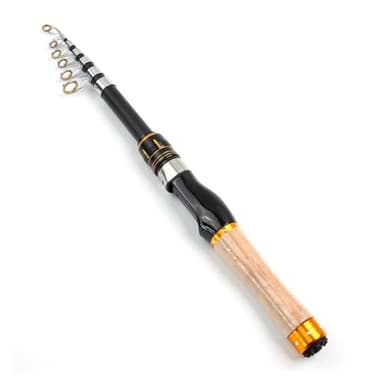 Lerutwis 1.8M 2.1M Canne da Pesca Corte Richiamo Spinning Casting Canna telescopica in Carbonio Veloce Tiro Lungo Trota Lago Pesce Canna da Viaggio Multifunzione(Spinning Rod 1.8M)