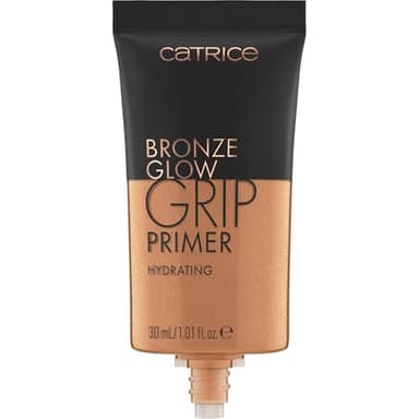 Catrice Bronze Glow Grip Primer, idratante, lunga durata, curativo, luminosa, rugiadosa (30ml)