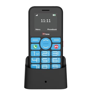 TTfone TT190 Big Button Basic Senior Slocked Emergency Mobile Phone – Telefono semplicemente più economico (con caricatore dock)
