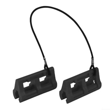 Bloccasterzo idraulico da 10,2 cm per motori fuoribordo con compatibilità con traverse per una migliore sicurezza di manovrabilità (nero)