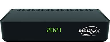 Decoder Digitale Terrestre DVB-T2 Digiquest SH5, Mediaplayer con display, Nero