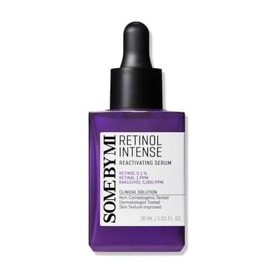 SOME BY MI Retinol Intense Reactivating Serum – 30ml – Siero viso coreano con bakuchiol e retinolo – Rassoda, affina i pori e migliora i segni dell’invecchiamento – Cura coreana