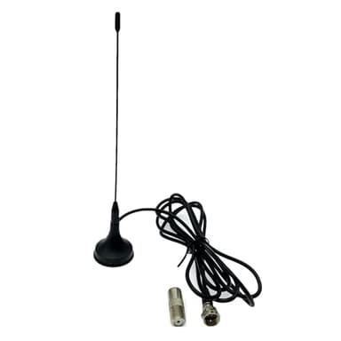 JZK Antenna TV Freeview portatile, mini antenna HDTV con base magnetica, antenna radio per interni ed esterni, per televisione domestica, auto TV, antenna digitale HD ad alto guadagno