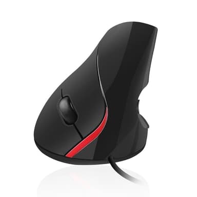 Ewent Mouse Ergonomico - Impugnatura Verticale - Connettore USB - Dotato di Sensore Ottico da 1000dpi