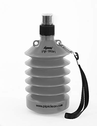 Pipì Clean - Bottiglia igienizzante per pulire la pipì del tuo cane | Per pulire l’urina di animali domestici-Bottiglietta Portatile Lava Pipì per Cani (grigio)