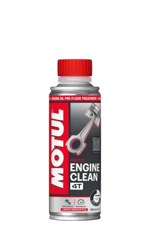 Motul - Detergente per Motore - Additivo Curativo per Motori a 4 Tempi - Riduzione del Consumo di Carburante e dell'Usura - Miglioramento delle Prestazioni - Engine Clean Moto - 200 ml