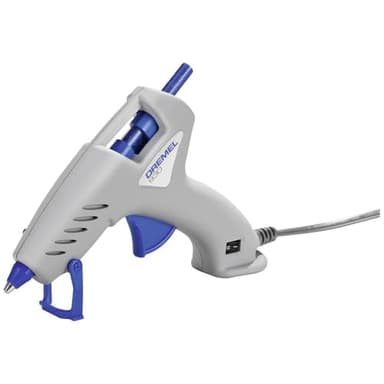 Dremel 930 Pistola incollatrice a caldo 105-165°C - Pistola incollatrice a doppia temperatura con punta di precisione antigoccia, doppia temperatura e 18 stick di colla multiuso (7 mm)