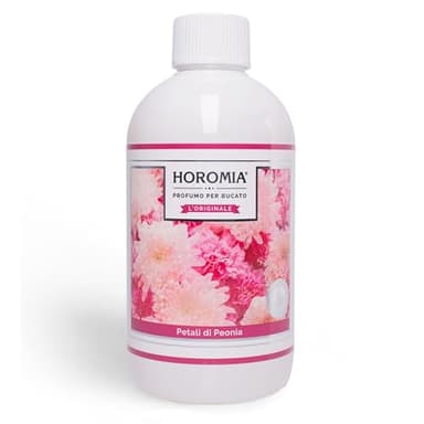HOROMIA Profumo per Bucato Petali di Peonia 500ml - Profuma Bucato per Lavatrice e Asciugatrice