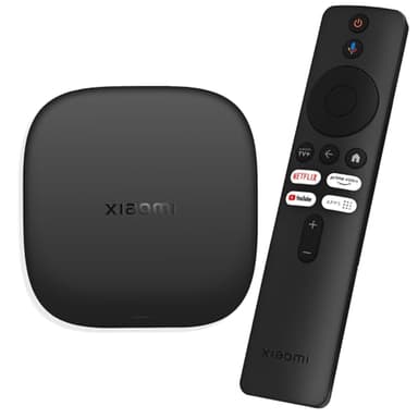 Xiaomi Mi TV Box S 3rd Gen, 2GB RAM + 32GB ROM, Wi-FI 6, Streaming 4K Ultra HD, Bluetooth, Soporta Google TV, Nero