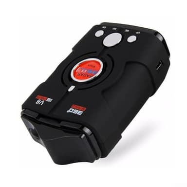 Telecamera di velocità per auto, 360 gradi per la protezione, rilevatore di autovelox con avvisi vocali, compatibile con una vasta gamma di veicoli