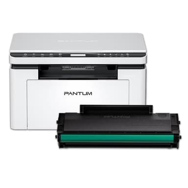 Bundle con PANTUM BM2300W Stampante Laser Multifunzione + Toner TL-2310H da 1.600 Copie WI-FI, Bianco e Nero, 22 ppm, Bluetooth, USB 2.0, Stampa, Copia e Scansione per casa e ufficio