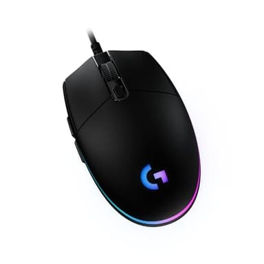 Logitech G G203 LIGHTSYNC Mouse Gaming con Illuminazione RGB, Personalizzabile, 6 Pulsanti Programmabili, Sensore per Gaming, Tracciamento a 8.000 DPI, Peso Ridotto - Nero