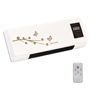 Condizionatore Senza Unità Esterna Parete, Condizionatore Portatile Senza Tubo, 2 in 1 Climatizzatore Freddo Caldo Con Telecomando, Condizionatori Con Timer 24 Ore, Costante Temperatura, 54x20x12,5cm