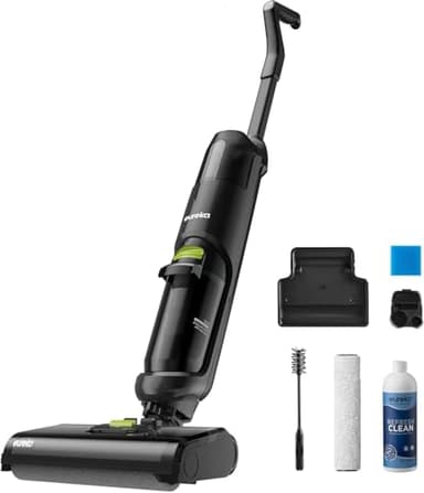 Eureka NEW400 Gen2 Aspirapolvere Lavapavimenti Senza Fili Intelligente Secco/Umido, Autopulizia/Autopulente,Serbatoio Grande,Design Leggero Scopa Elettrica per Pavimenti a Piastrelle/Legno