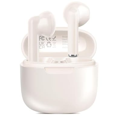 Cuffie Bluetooth, Auricolari Bluetooth 5.3 con Stereo HiFi Immersivo, 46 Ore di Durata, Cuffie Wireless con Ricarica Rapida USB-C, Touch Control IP7 Impermeabili Cuffie Wireless
