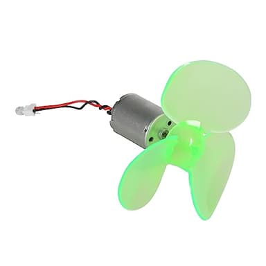 Jadeshay Micro Generatore Eolico,0.01V-24V Generatore di Energia Eolica Mini Turbine Motore con Ventola per Esperimento Educazione Scientifica Fai da Te