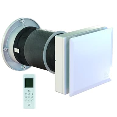 VORTICE HRW40 Mono Evo HCS Ø 160 mm-Recuperatore di Calore con Telecomando,Ventilazione Meccanica Controllata con Estrattore Aria, Scambiatore Aria per Umidità,Installazione Residenziale e Commerciale