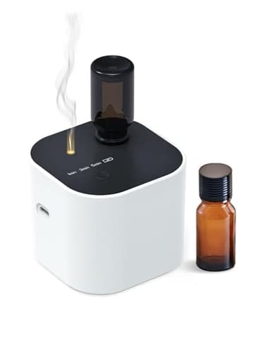 Diffusore di oli essenziali, nebulizzazione di profumo, diffusore di aromaterapia, diffusore senz'acqua per oli essenziali, per la casa, portatile, diffusore di aromi, senza fili, fragrance, colore