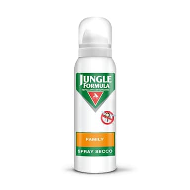 Jungle Formula Family Spray Secco Icaridina 20%, Formato Famiglia, 125ml