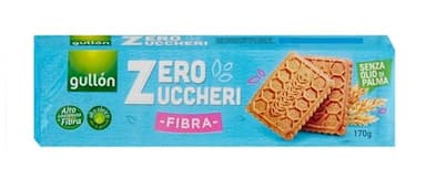 Gullon Fibra Zero Zuccheri Biscotti con Fibra Senza Olio di Palma 170g