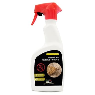 AGRI-CULTURA® | Spray Antitarme e Anti Farfalline del Cibo Pronto Uso 500 ML【Azione Rapida】| Repellente Per Le tarme alimentari a Lunga Durata | Ideale per Armadi e Dispense | Elimina tarme e tignole.