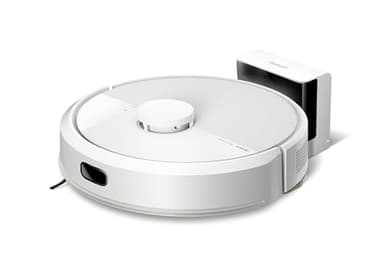 iRobot Roomba 105 Combo, Robot Aspirapolvere Lavapavimenti, Pulizia a 4 Fasi, Navigazione ClearView LiDAR, Rilevamento di Tappeti/Moquette, Pulizia Mirata, Controllo tramite App, Bianco