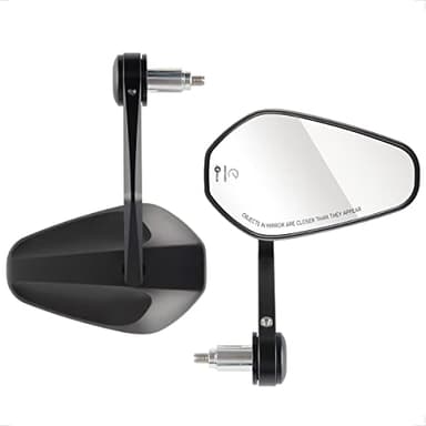 Evermotor universale E9 CNC alluminio Specchietti Moto Manubrio Omologati retrovisore moto set ATV Roller motorini Bar End