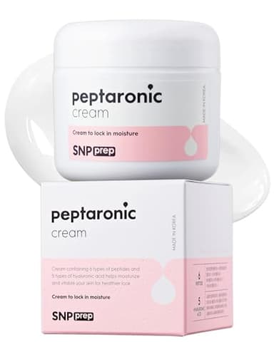 Crema Viso SNP Prep Peptaronic – Idratante tutto-in-uno coreano con 6 peptidi e 5 tipi di acidi ialuronici per un’idratazione profonda, elasticità, equilibrio olio-acqua, 55ml.