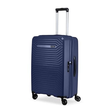 Ciak Roncato Valigia Passenger Media 4 Ruote Rigido Ultraleggero con Zip espandibile, chiusura TSA, misura M Colore Night Blue