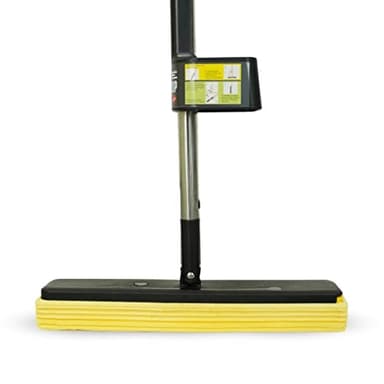 Space Mop 4-in-1: Scopa, Lavapavimenti, Lava e Asciuga Pavimenti - Pulizia Efficiente e Veloce, Adatta a Tutti i Tipi di Pavimenti (Space Mop, Nero)