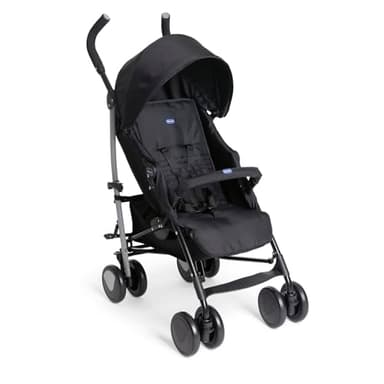 Chicco Echo Lite Passeggino Leggero da 0 Mesi a 22 kg, Schienale Reclinabile in 4 Posizioni, Seduta Spaziosa, Manicotto Paracolpi, Chiusura a Ombrello, Freni Gemellati e Ruote Anteriori Girevoli