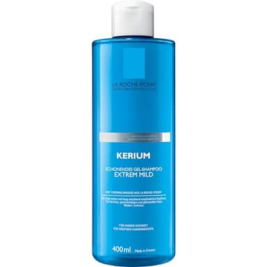 La Roche Posay Kerium, Shampoo Extra Delicato, Per Cuoio Capelluto Sensibile, Effetto Calmante e Lenitivo, Cuoio Capelluto Deterso a Fondo, Con Polisorbato e Acqua Termale, 400 ml