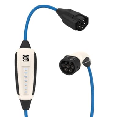 NRGkick 16A 10m Pure, Mobile Wallbox 11kW – Stazione di Ricarica Portatile 16A per Auto elettriche, Compatibile con Tutti i Veicoli EV