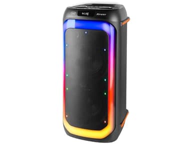 Trevi XFest XF 780 KB Speaker Wireless Portatile 110W, Altoparlante con Microfono Dinamico Incluso, Ingressi USB, Micro SD e LINE-IN, Funzione TWS, Karaoke Party Speaker con Batteria Integrata