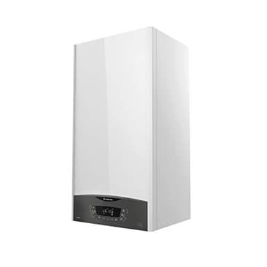 Caldaia a condensazione, modello Clas One System 24 FF EU solo riscaldamento per gas naturale e propano, pompa ad alta efficienza (Referenza: Ariston 3301031), bianco, standard