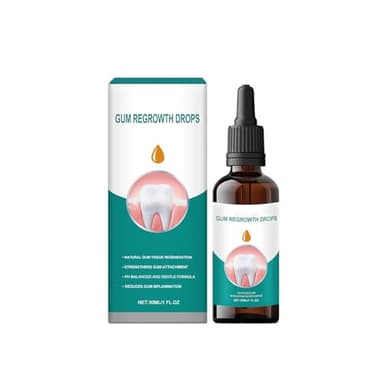 Gocce per la Crescita delle Gengive,Gel per la Rigenerazione delle Gengive,Riparazione Ricrescita delles Gengives,Gocce Dentizen,Protezione Cura dei Denti 30ml