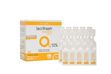 Avizor Lacrifresh Umidità Fresca 0.10%, Monodose 20 Fiale 0.4 ml Di Gocce Oculari Per Alleviare I Sintomi Di Irritazione Oculare - 40 g