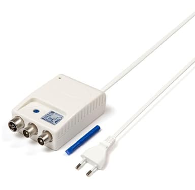 Amplificatore di segnale antenna 2 uscite TV uso interno sfuso