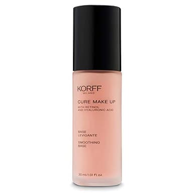 KORFF Cure Make Up Base Levigante, Primer Make Up con Acido Ialuronico, Pelle Levigata, Minimizza le imperfezioni Rughe, Effetto Soft Focus, 30ml