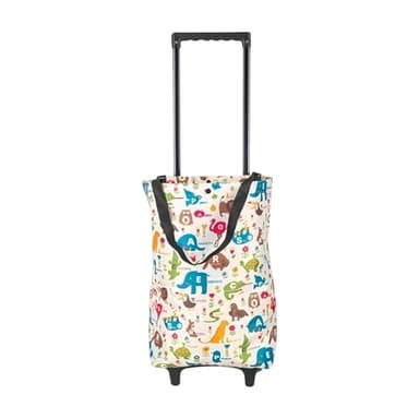 kaiop Carrelli Della Spesa Per Alimentari | Grande Borsa Pieghevole - Carrello Borsa Per La Spesa Alla Con Rotelle | per Esterno Spiaggia Negozio Casa Deposito Auto Frutta Verdura Cibo Snack