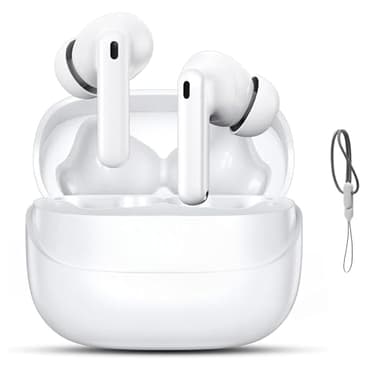 Debbeny Cuffie Bluetooth, Auricolari Bluetooth 5.3 con Stereo HiFi Immersivo, 50 Ore di Durata, Cuffie Wireless con Ricarica Rapida USB-C, Touch Control IP7 Impermeabili for iPhone iOS Android